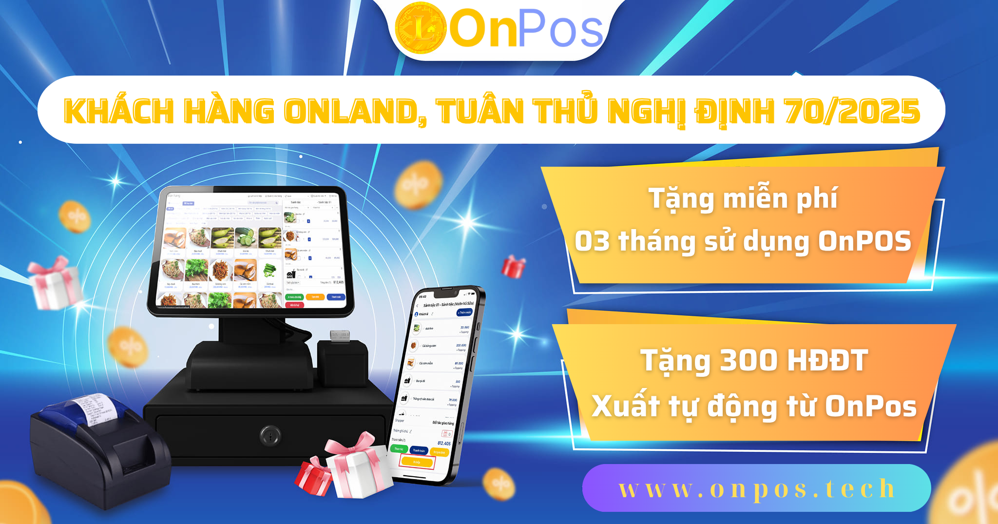 Khuyến mãi OnPOS